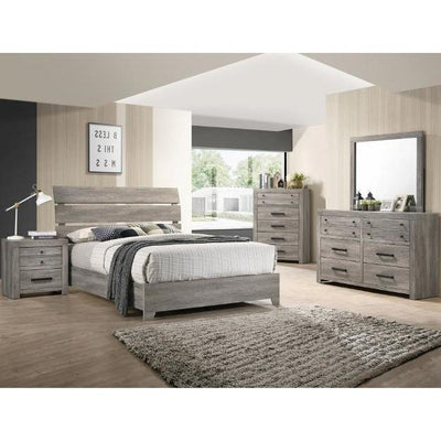 Tundra Brown King Panel Bed - bellafurnituretv