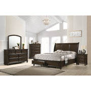 Lara Brown Storage Platform Bedroom Set - bellafurnituretv