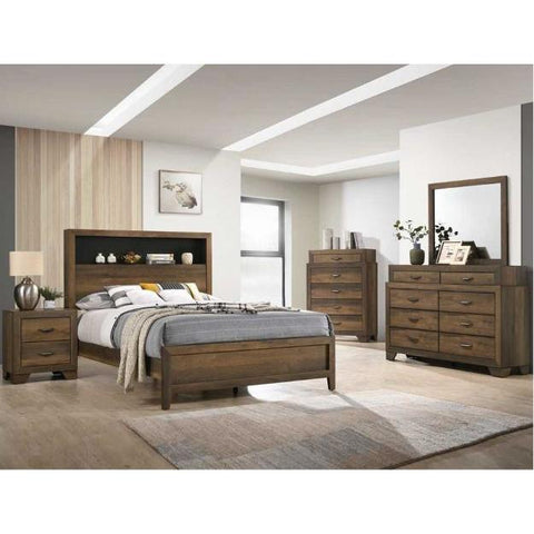 Krandall Brown Bookcase Bedroom Set - bellafurnituretv