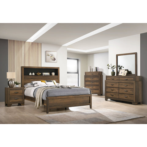 Krandall Brown Bookcase Bedroom Set - bellafurnituretv