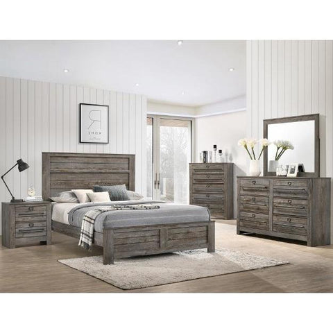 Bateson Brown Panel Bedroom Set - bellafurnituretv
