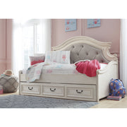 [SPECIAL] Realyn Chipped White Twin Daybed - bellafurnituretv