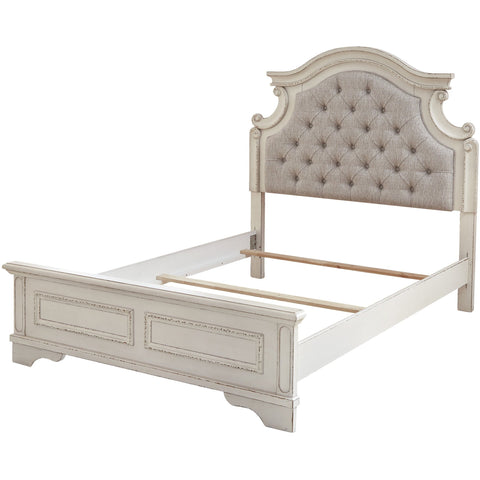 Realyn Chipped White Full Upholstered Bed - bellafurnituretv