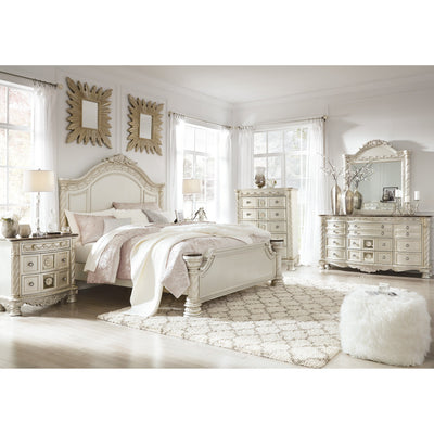 Cassimore Pearl Silver Panel Bedroom Set - bellafurnituretv