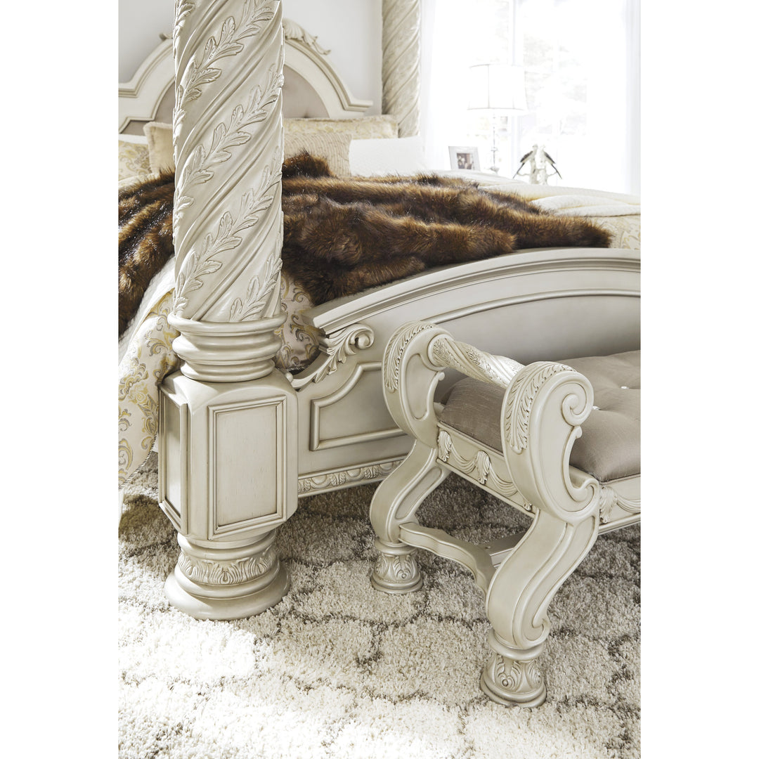 Cassimore king poster bed discount