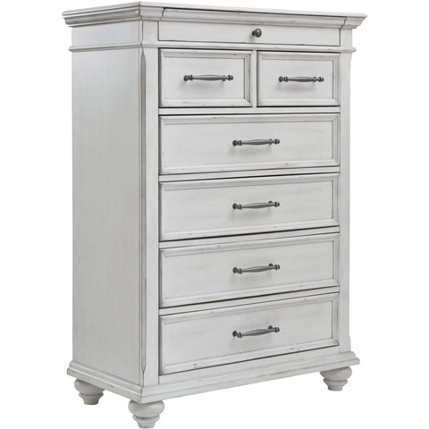 Kanwyn Whitewash Chest - bellafurnituretv