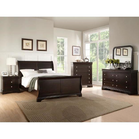 Leopold Dark Brown Nightstand | B8000 - bellafurnituretv