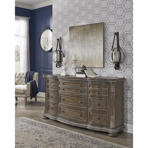 Charmond Brown Dresser | B803 - bellafurnituretv