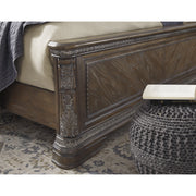 Charmond Brown Queen Sleigh Bed | B803 - bellafurnituretv