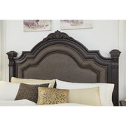 Wellsbrook Dark Brown Upholstered Panel Bedroom Set | B806 - bellafurnituretv