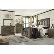 Wyndahl Rustic Brown Panel Bedroom Set | B813 - bellafurnituretv