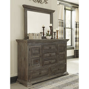 Wyndahl Rustic Brown Panel Bedroom Set | B813 - bellafurnituretv