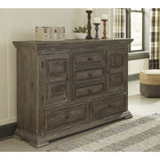 Wyndahl Rustic Brown Dresser | B813 - bellafurnituretv