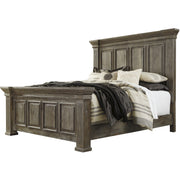 Wyndahl Rustic Brown Queen Panel Bed | B813 - bellafurnituretv