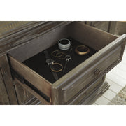 Wyndahl Rustic Brown Dresser | B813 - bellafurnituretv