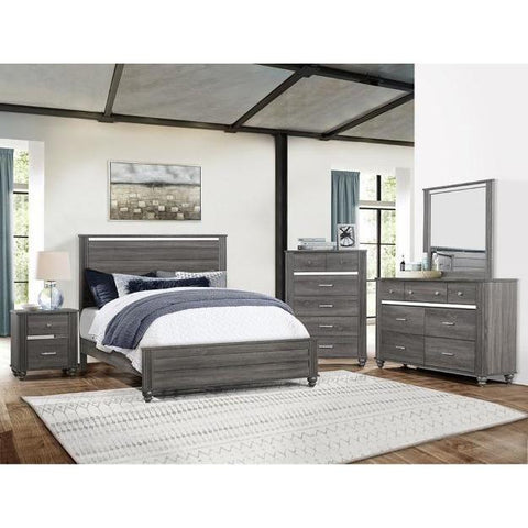 Gaston Gray Chest - bellafurnituretv