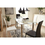 Sariden Glass Top Dining Room Set - bellafurnituretv