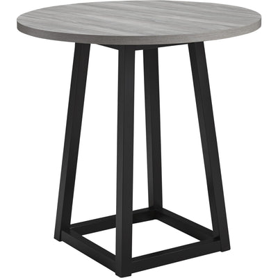 Showdell Gray/Black Counter Height Table - bellafurnituretv