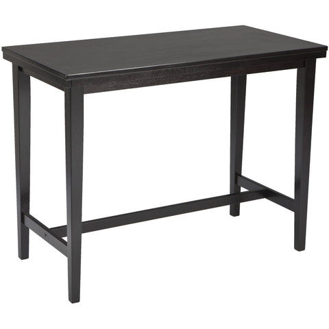 Kimonte Dark Brown Counter Height Table - bellafurnituretv