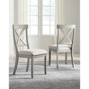 Parellen Gray Side Chair, Set of 2 - bellafurnituretv