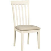 Slannery White Side Chair, Set of 2 - bellafurnituretv