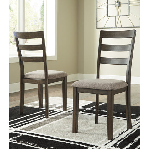Drewing Brown Side Chair, Set of 2 - bellafurnituretv