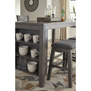 Caitbrook Gray Counter Height Set - bellafurnituretv