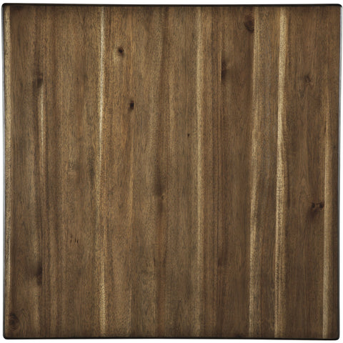 [SPECIAL] Hazelteen Medium Brown 5-Piece Square Counter Height Set | D419 - bellafurnituretv