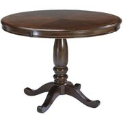 Leahlyn Medium Brown Round Dining Table | D436 - bellafurnituretv