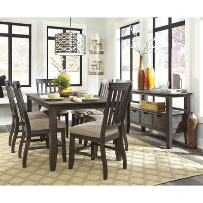 Dresbar Grayish Brown Dining Room Set - bellafurnituretv