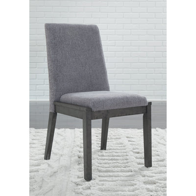 Besteneer Dark Gray Side Chair, Set of 2 - bellafurnituretv