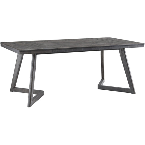 Besteneer Dark Gray Rectangular Dining Table - bellafurnituretv