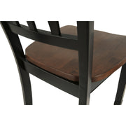Owingsville Black/Brown Side Chair, Set of 2 - bellafurnituretv