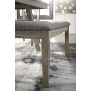 Aldwin Gray Bench - bellafurnituretv