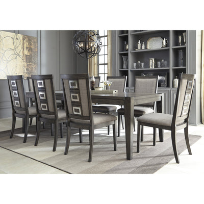 Chadoni Gray Rectangular Extendable Dining Room Set - bellafurnituretv