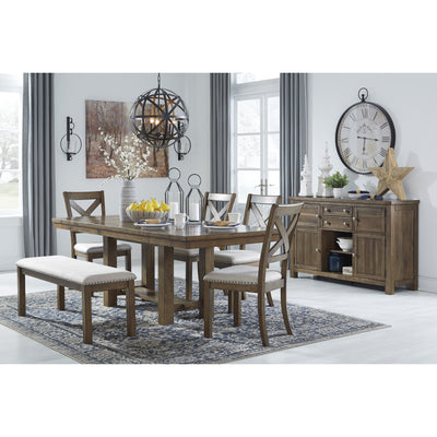 Moriville Grayish Brown Dining Room Set - bellafurnituretv