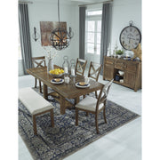 Moriville Grayish Brown Dining Room Set - bellafurnituretv