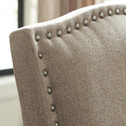 Audberry Dark Gray/Tan Counter Height Chair, Set of 2 | D637 - bellafurnituretv