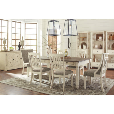 Bolanburg Antique White/Oak Configurable Dining Room Set - bellafurnituretv
