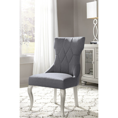 Coralayne Dark Gray Side Chair, Set of 2 - bellafurnituretv
