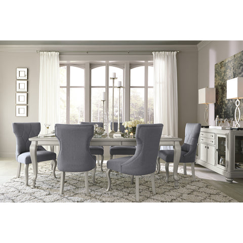 Coralayne Silver Rectangular Dining Room Set - bellafurnituretv