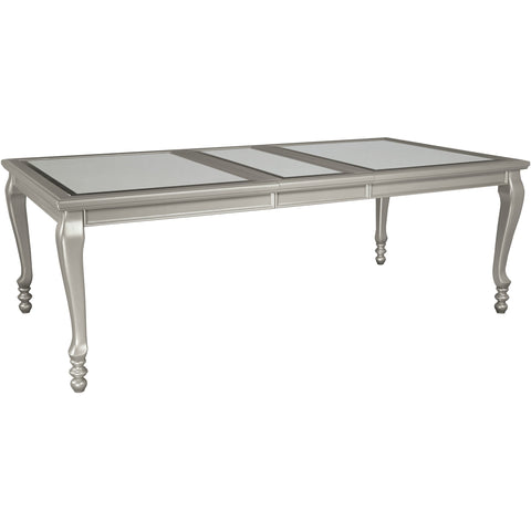 Coralayne Silver Rectangular Dining Table - bellafurnituretv