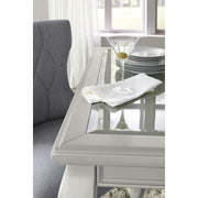 Coralayne Silver Rectangular Dining Table - bellafurnituretv