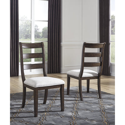 Adinton Reddish Brown Side Chair, Set of 2 - bellafurnituretv