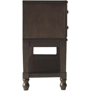 Adinton Reddish Brown Server - bellafurnituretv