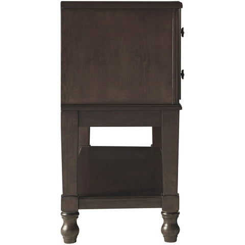 Adinton Reddish Brown Server - bellafurnituretv