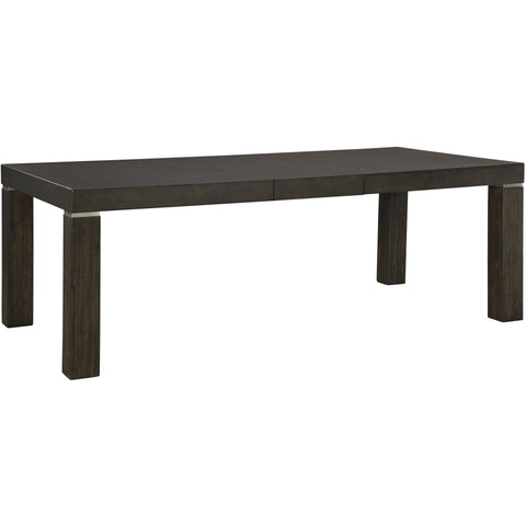 Hyndell Dark Brown Dining Table - bellafurnituretv