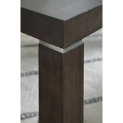 Hyndell Dark Brown Dining Table - bellafurnituretv