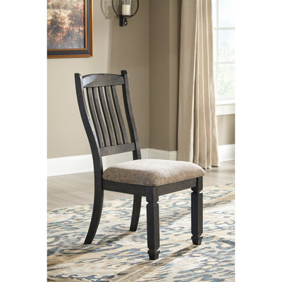 Tyler Creek Black/Grayish Brown Side Chair, Set of 2 - bellafurnituretv