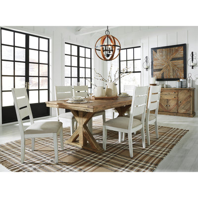 Grindleburg Light Brown Rectangular Dining Room Set - bellafurnituretv